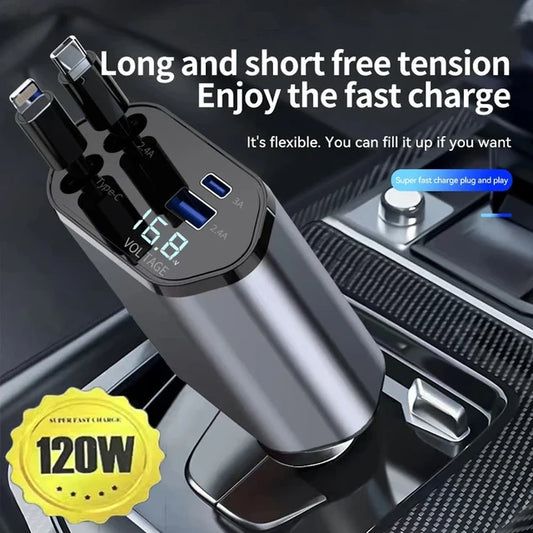 4 in 1 Car Phone Charger