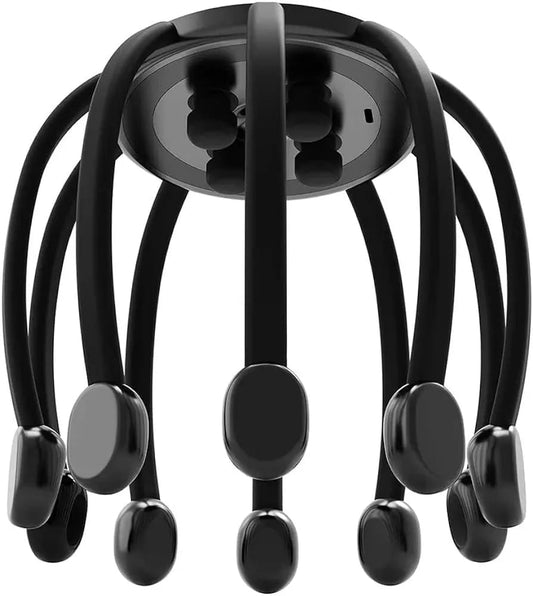 10-Motor Hands-Free Octopus Electric Portable  Head Massager