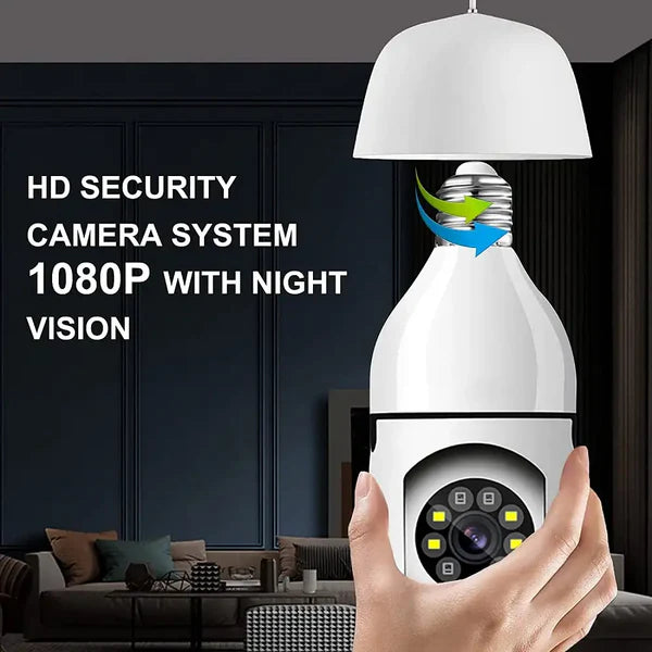 360 Rotating Wireless Panoramic Night Vision Security Camera