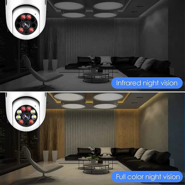 360 Rotating Wireless Panoramic Night Vision Security Camera