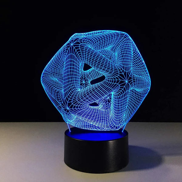 3D Acrylic Abstract Graphics Illusion Lamp
