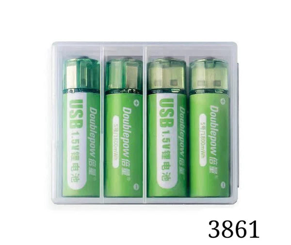 USB Rechargeable AA Batteries(Pack of 4)
